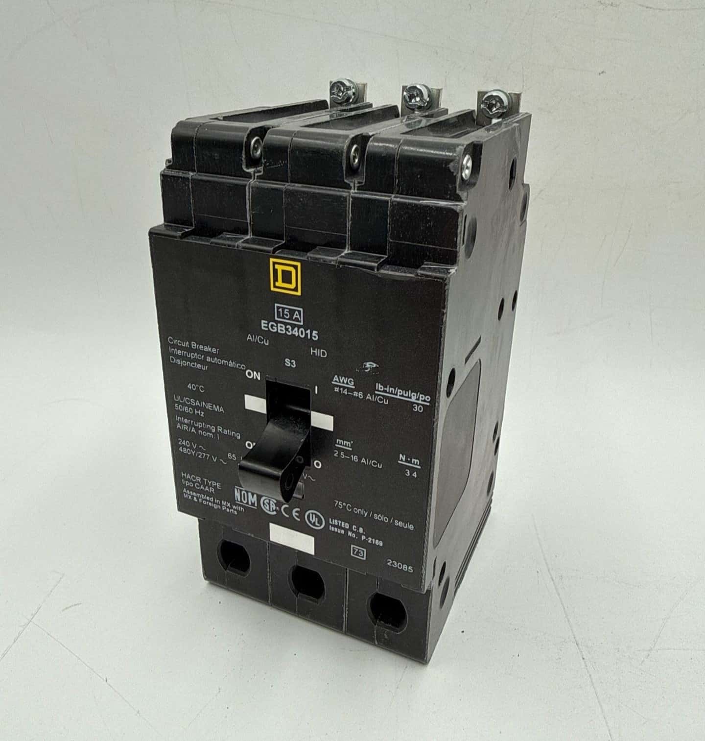 Square D EGB34015 Circuit Breaker — image 1 of 8