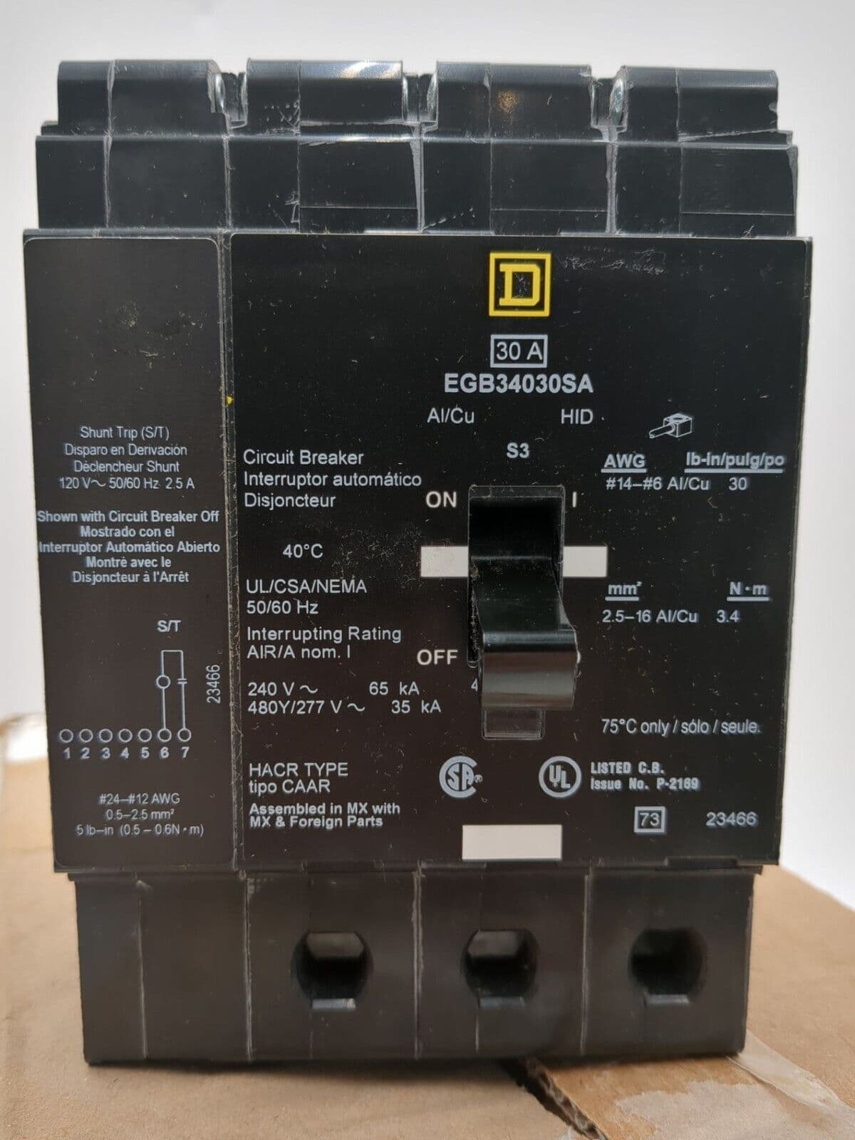 Square D EGB34030SA – image 1