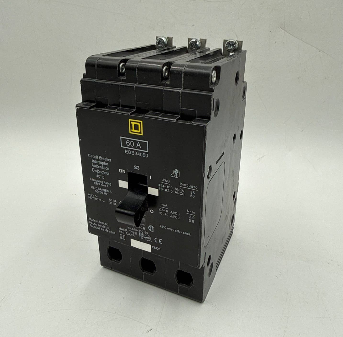 Square D EGB34060 Circuit Breaker — image 1 of 7