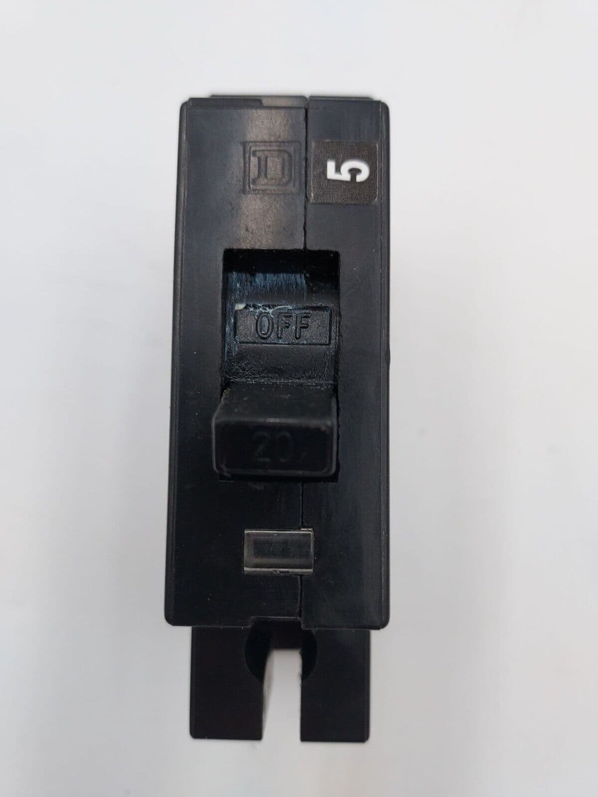 SQUARE D Bolt On Circuit Breaker EHB14020 20A 1P 277V 1PH EHB 20 Amp 1 Pole Used – image 1