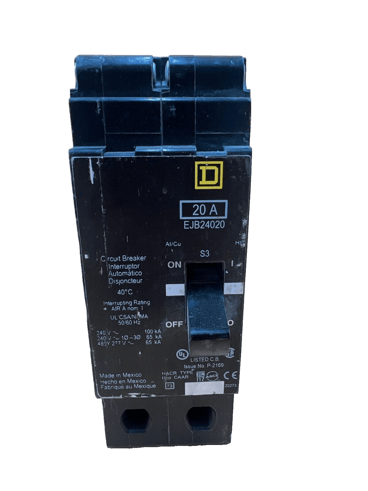 Square D EJB24020 Circuit Breaker — image 1 of 6