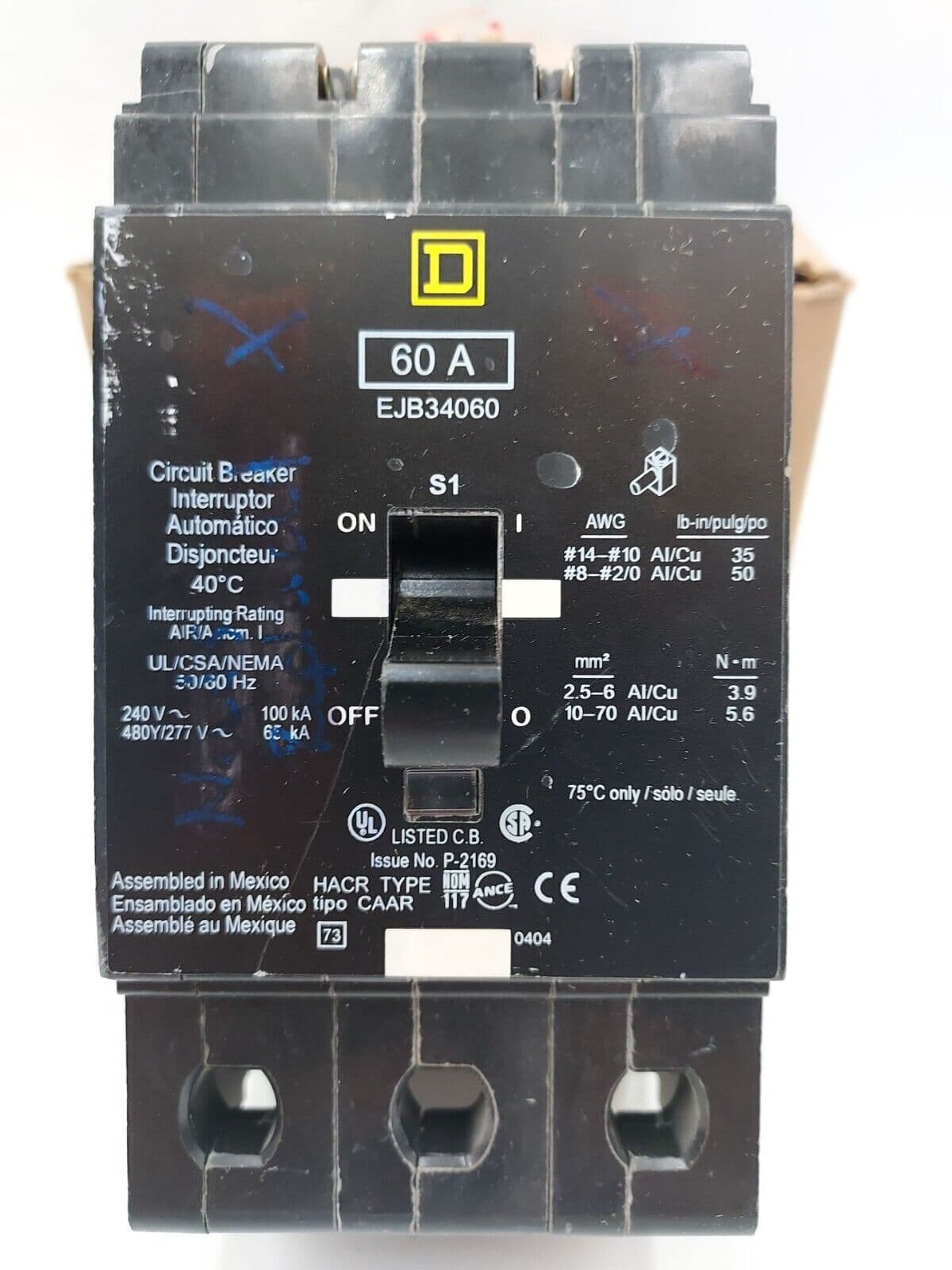 Square D EJB34060 – image 1