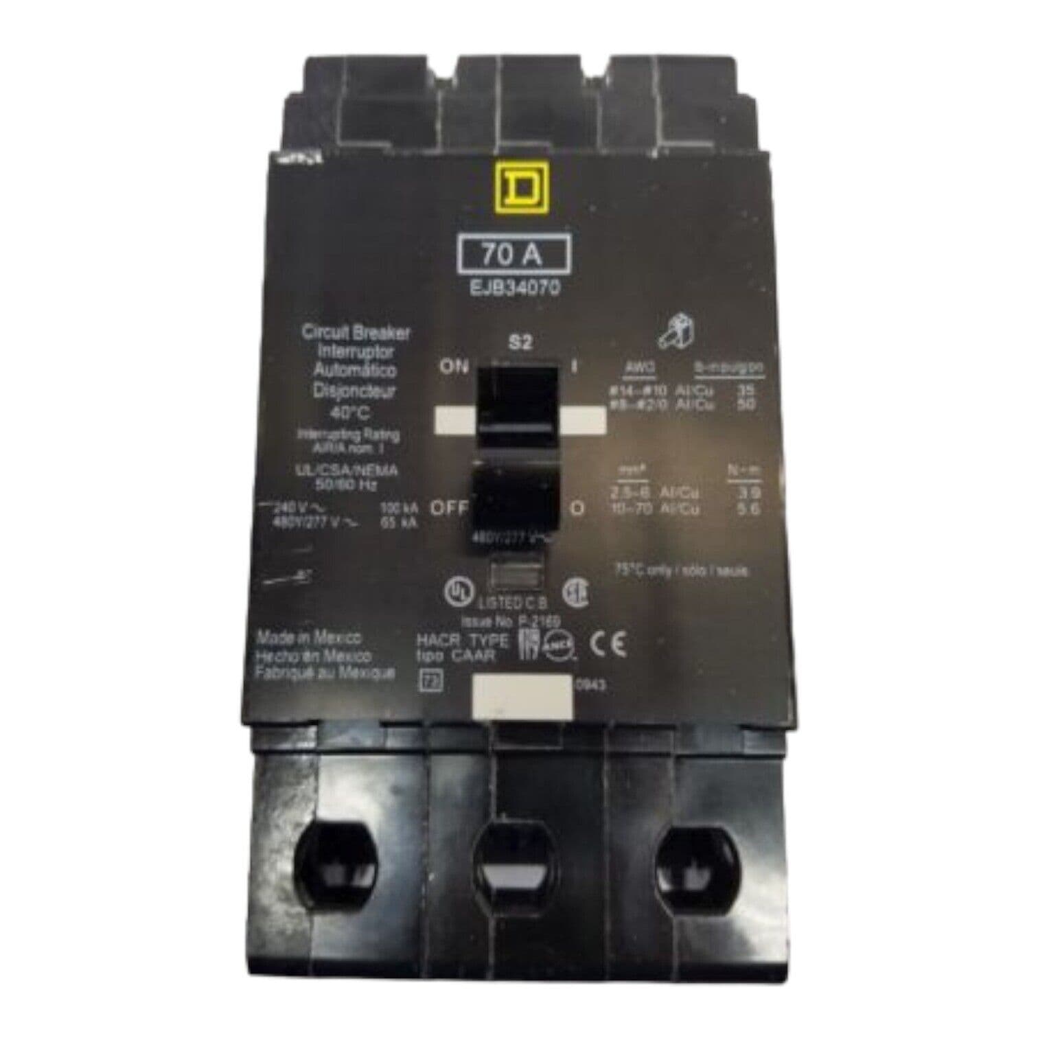 Square D EJB34070 Circuit Breaker — image 1 of 6