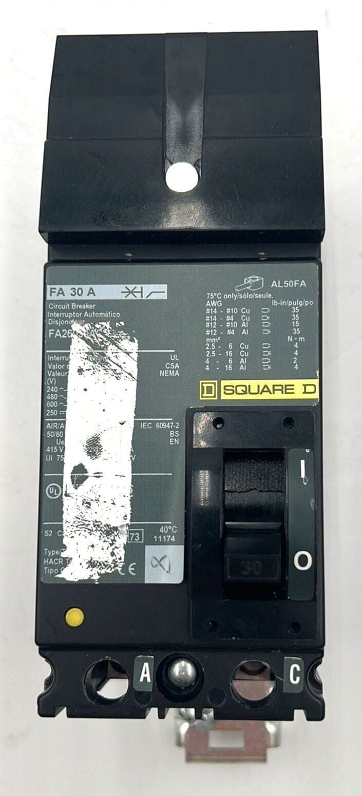 Square D FA26030AC Circuit Breaker — image 1 of 2