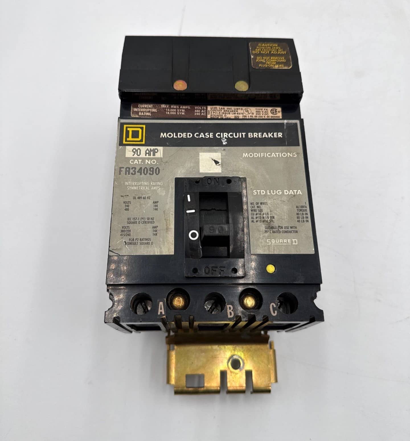 Square D FA34090 Circuit Breaker — image 1 of 9
