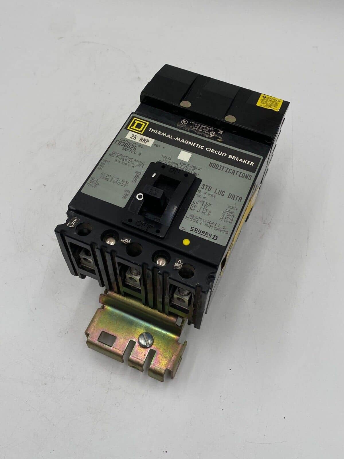 Square D FA36025 Circuit Breaker — image 1 of 10