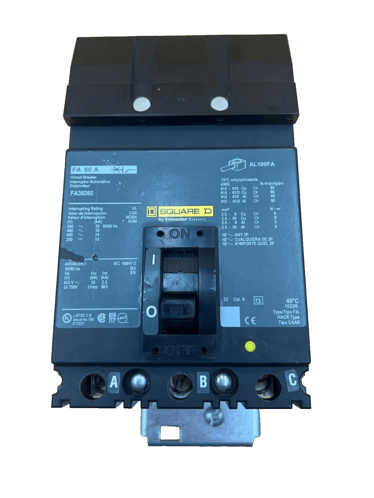 Square D FA36060 – image 1