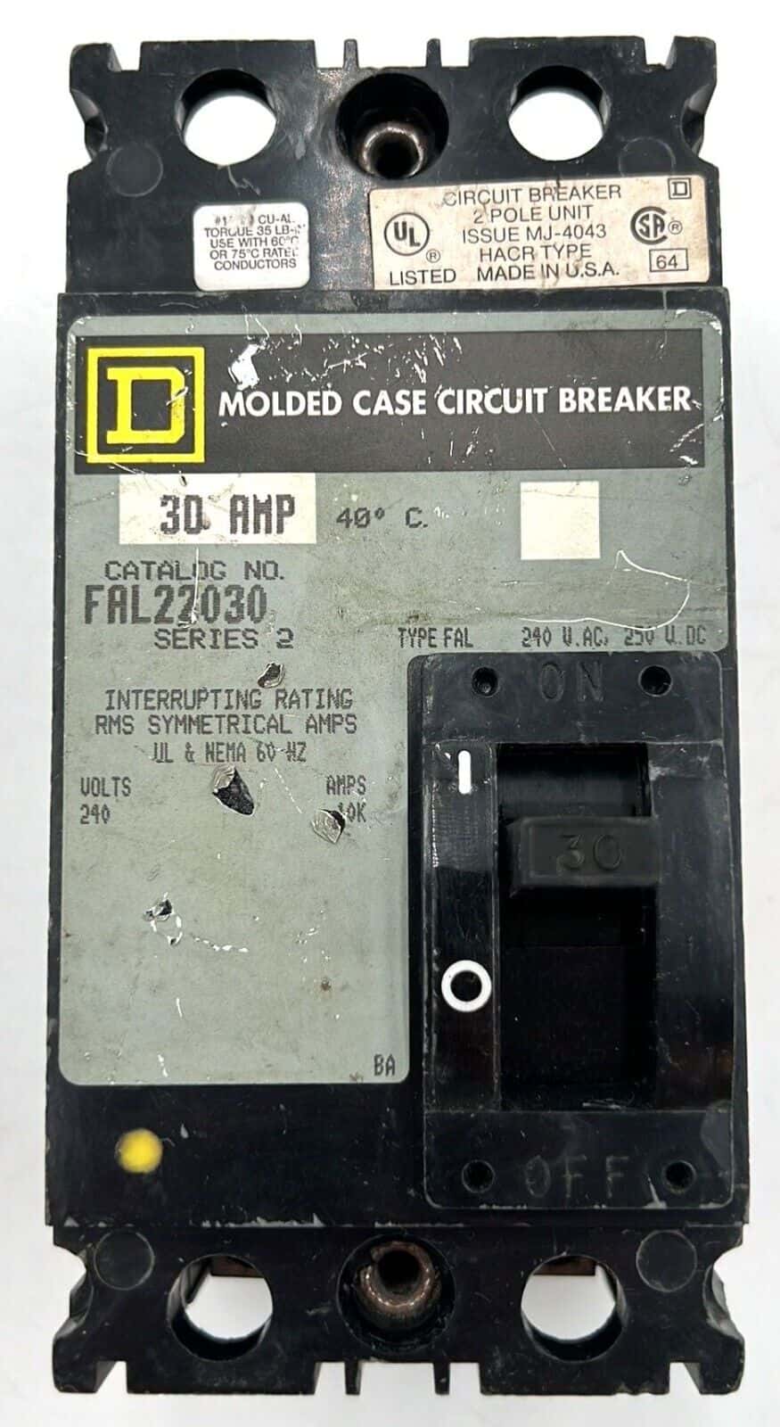 Square D FAL22030 Circuit Breaker — image 1 of 7