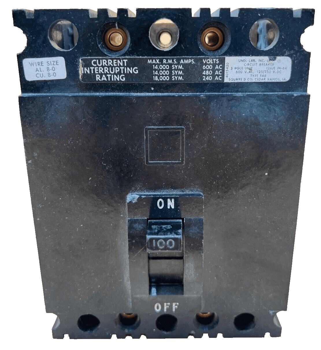 Square D FAP36100