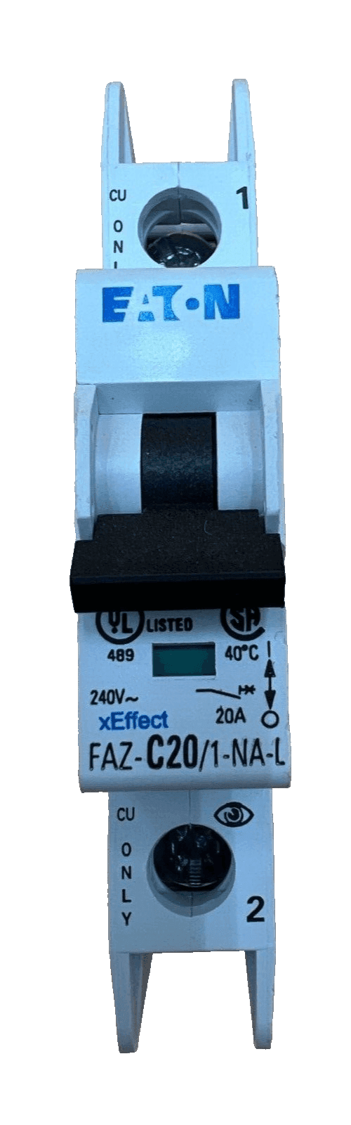 Eaton FAZ-C20/1-NA-L Circuit Breaker — image 1 of 6