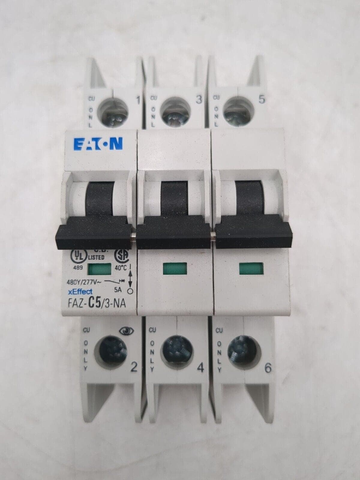 Eaton FAZ-C5/3-NA Circuit Breaker — image 1 of 6