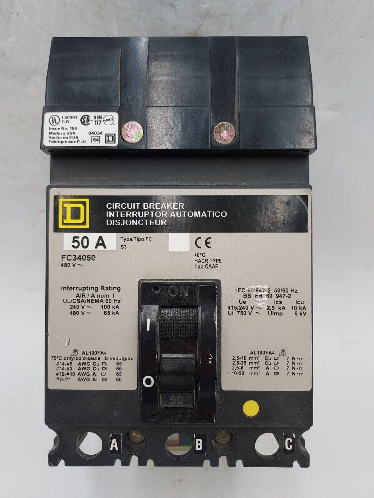 Square D FC34050 – image 1