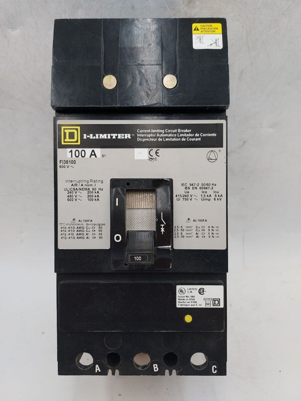 Square D FI36100 – image 1