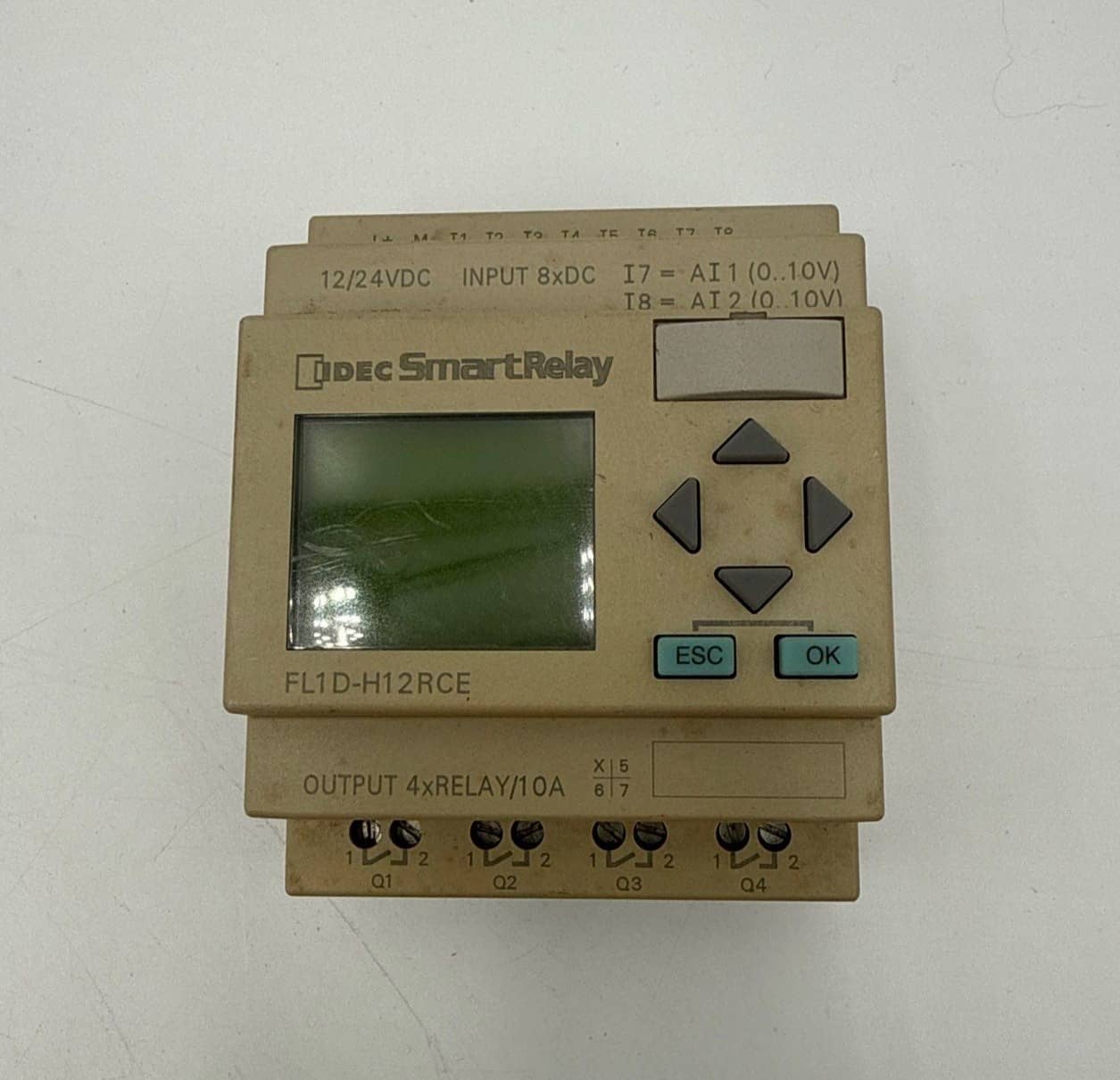 Idec FL1D-H12RCE PLC SmartRelay Base Module 12/24V DC 8 In 4 Out