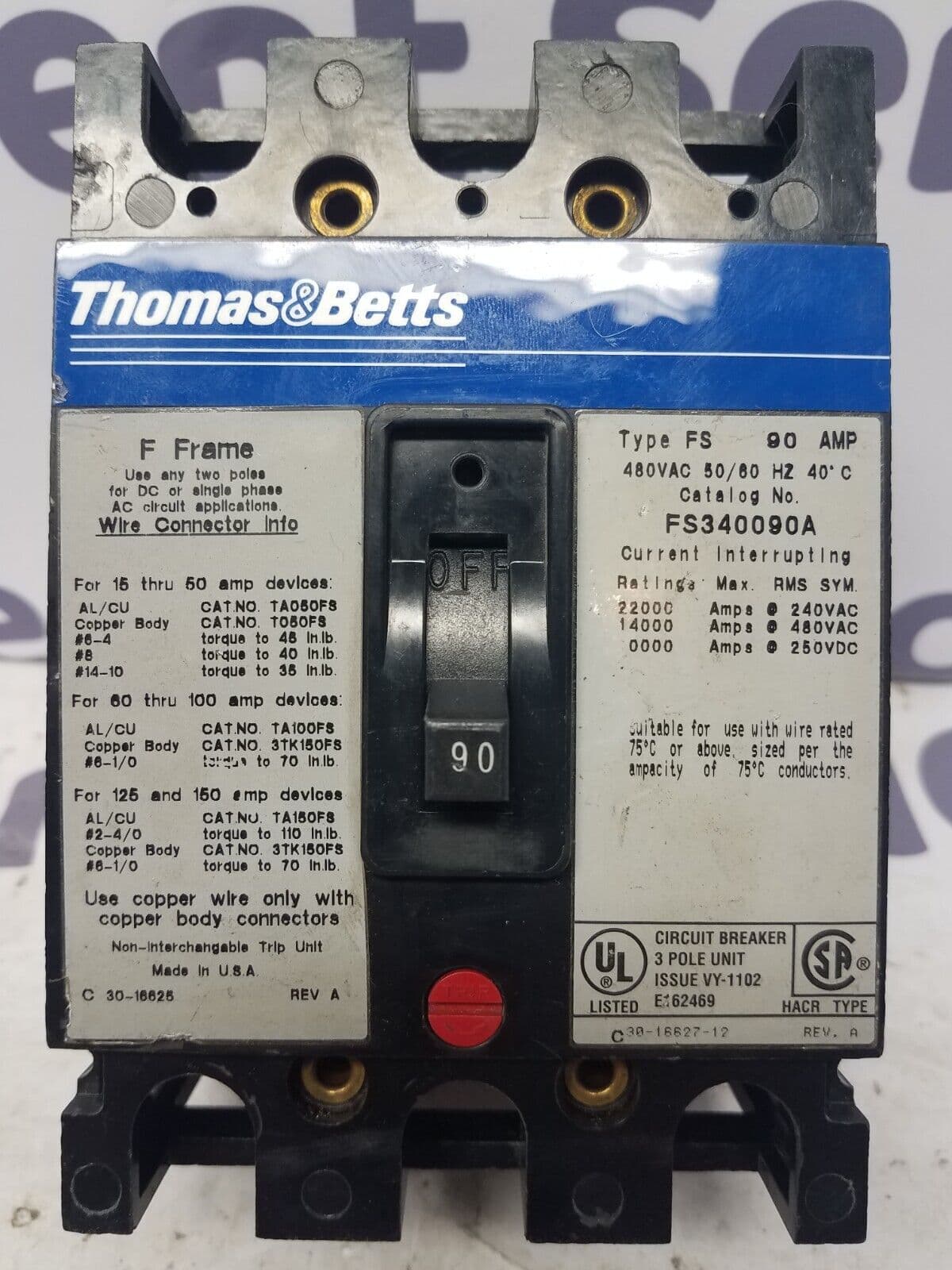 Thomas & Betts FS340090A – image 1