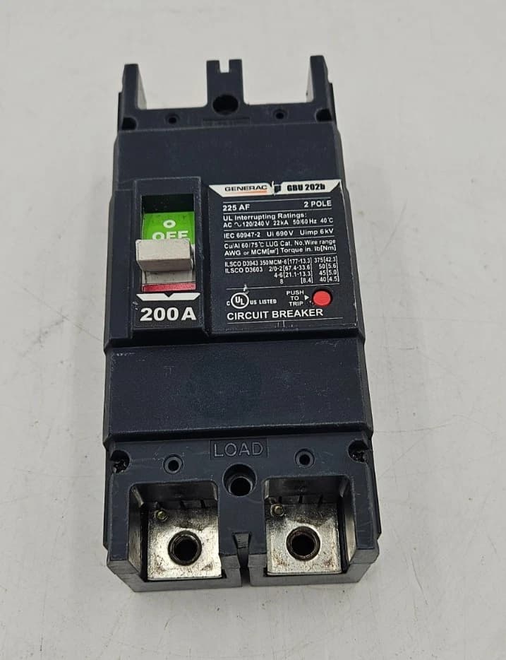 Generac GBU202B Circuit Breaker — image 1 of 6