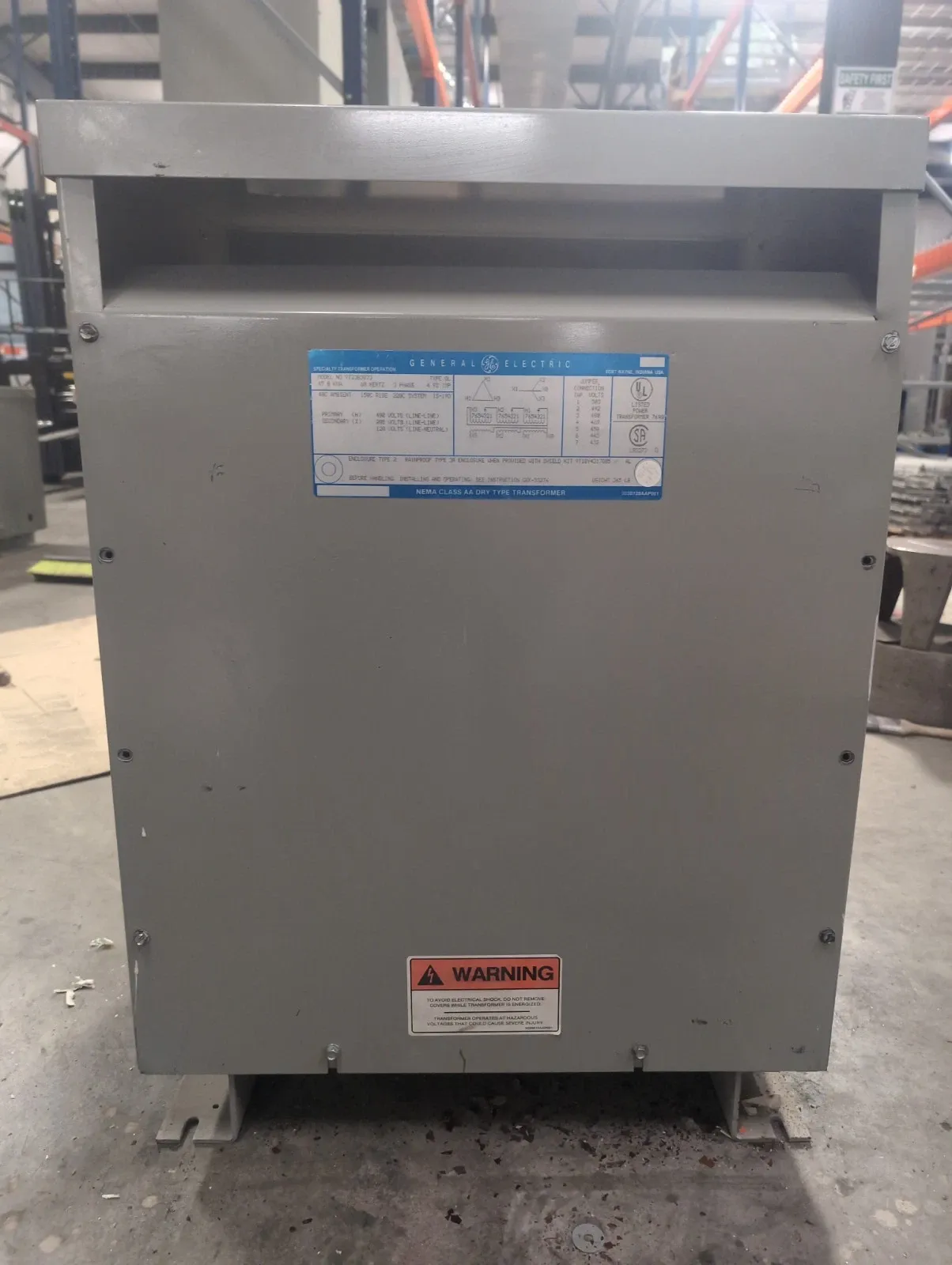 GE 9T23B3873 Dry Type Transformers — image 1 of 6