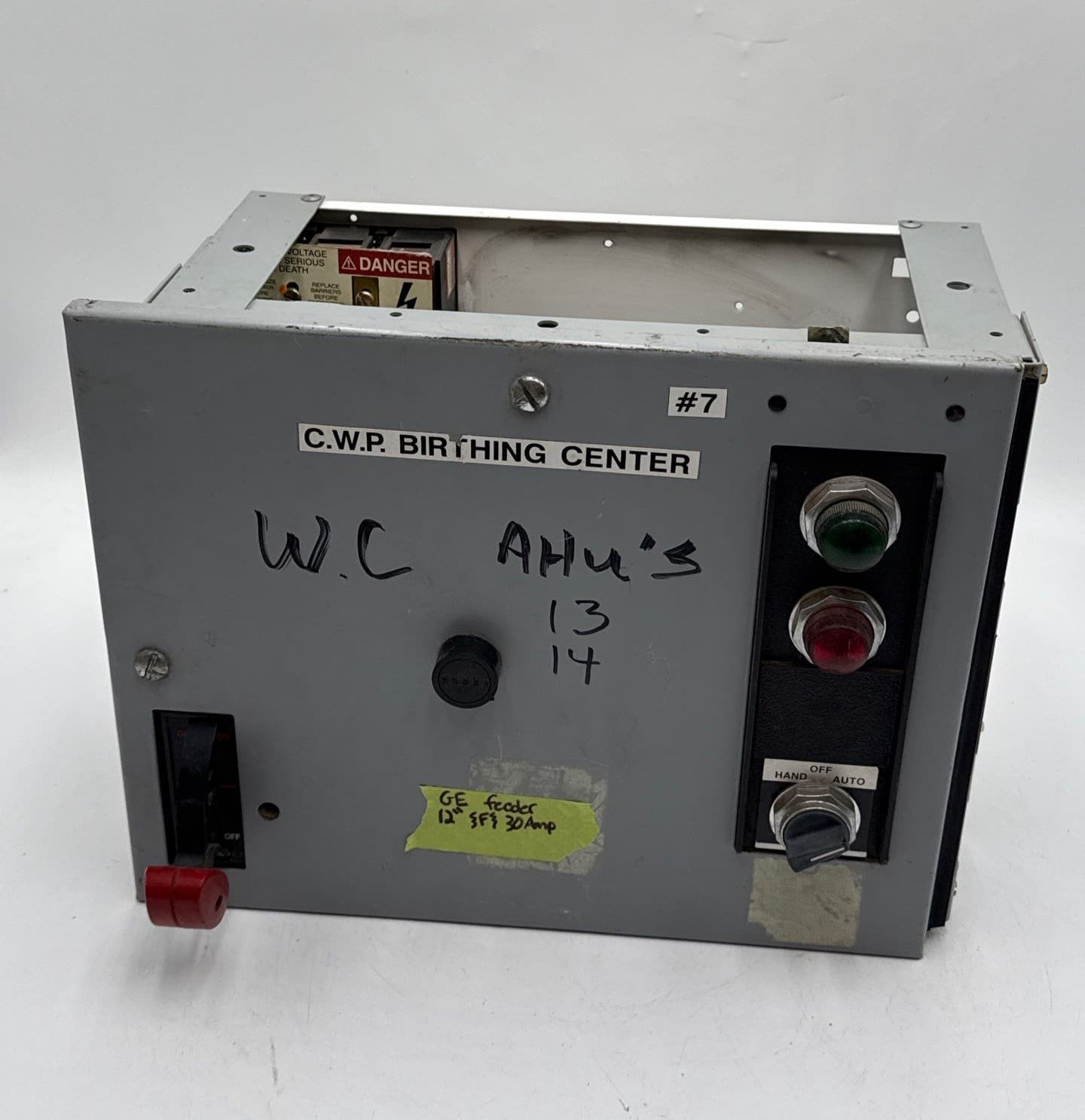 GE 8000 12" 30A MCC Bucket Fused Feeder Motor Control 30 Amp – image 1