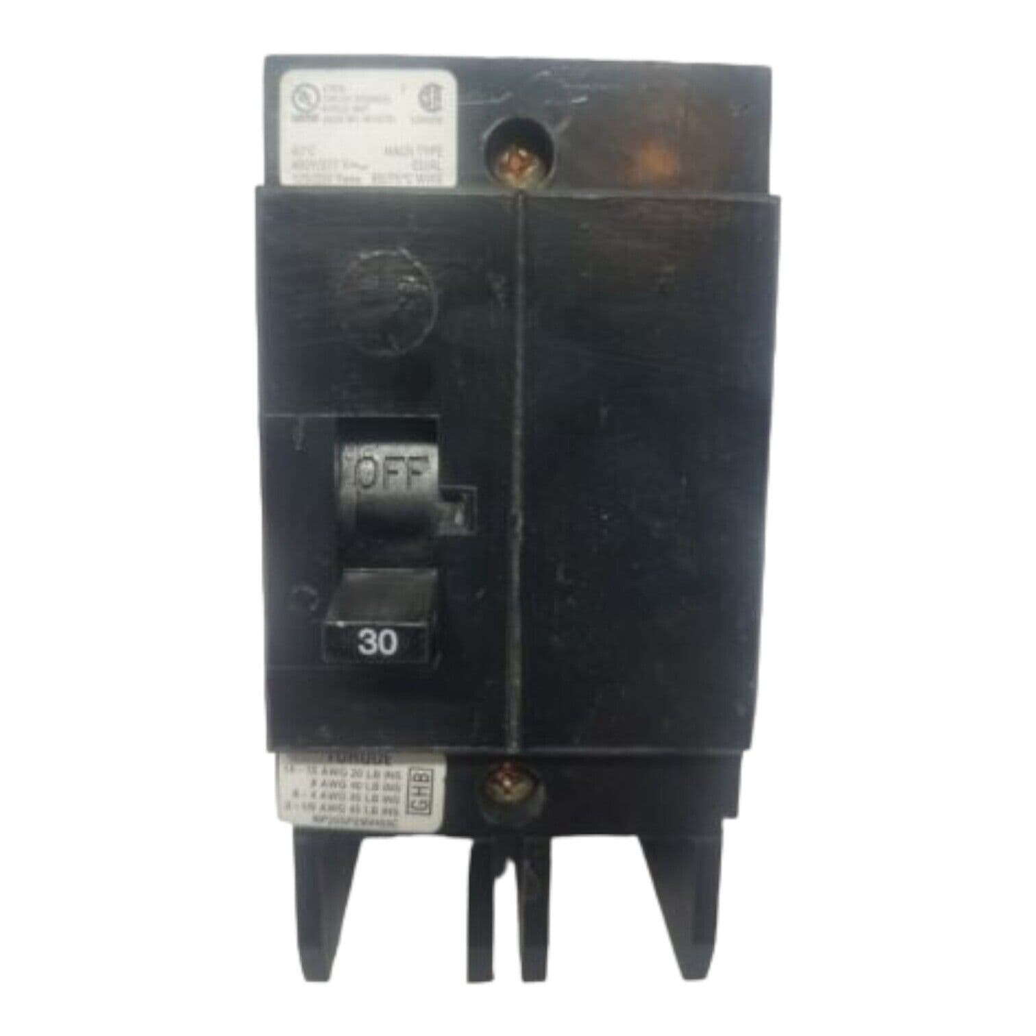 Cutler-Hammer GHB2030 Circuit Breaker — image 1 of 7