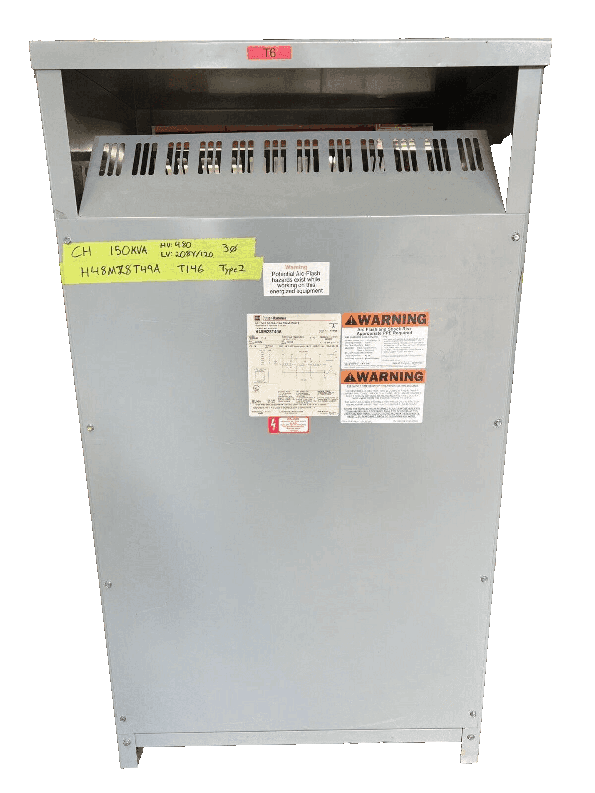 Cutler-Hammer H48M28T49A Dry Type Transformers — image 1 of 7