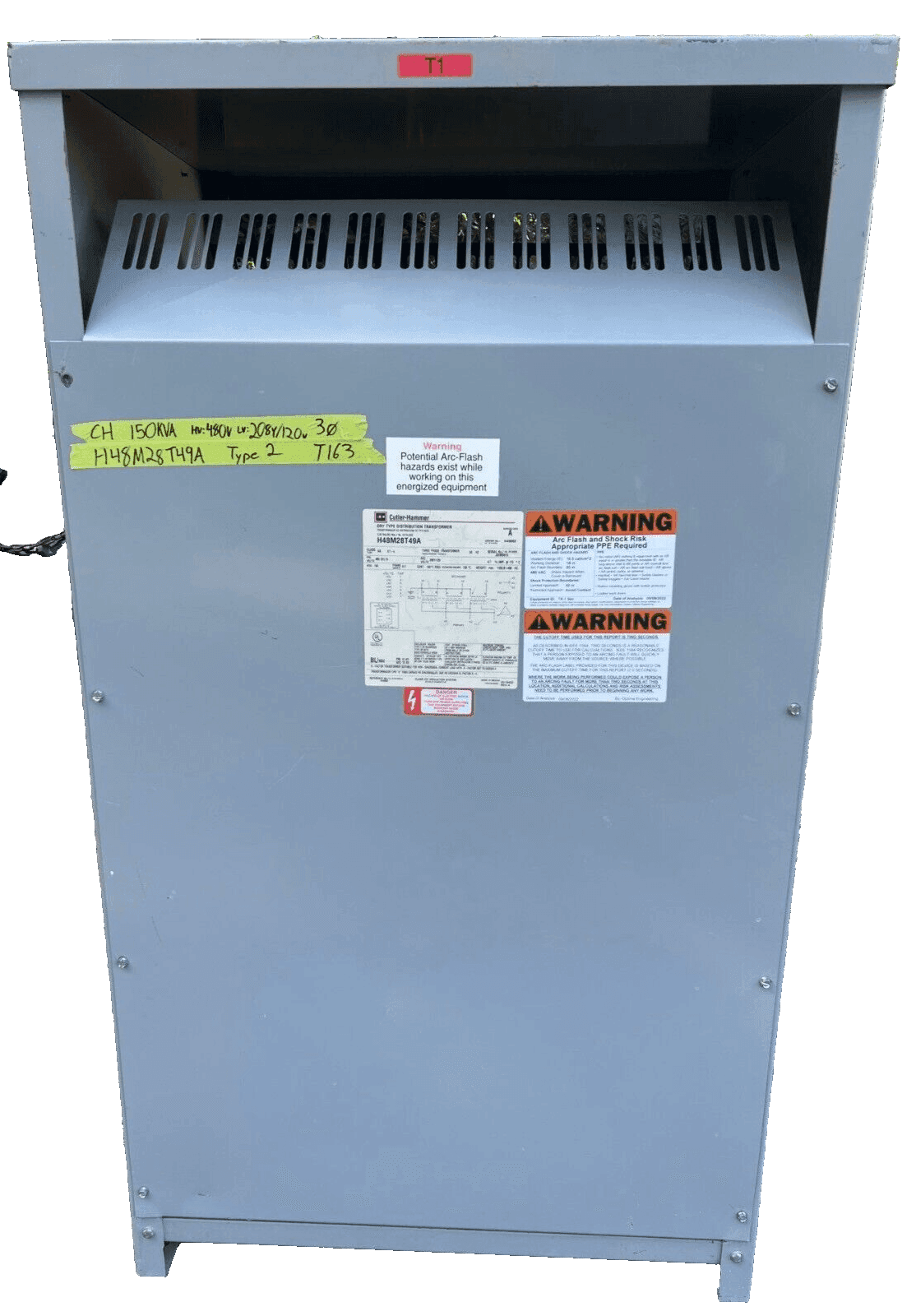 Cutler-Hammer H48M28T49A Dry Type Transformers — image 1 of 7