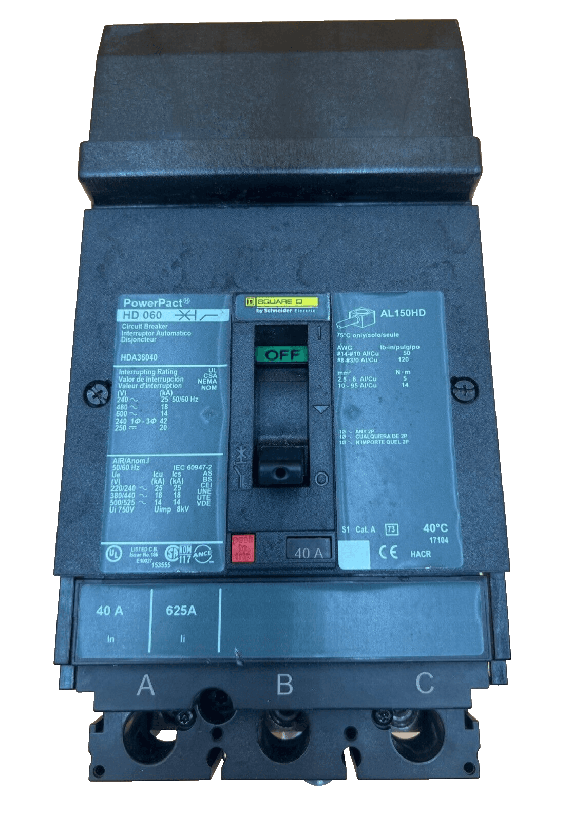 Square D HDA36040 – image 1