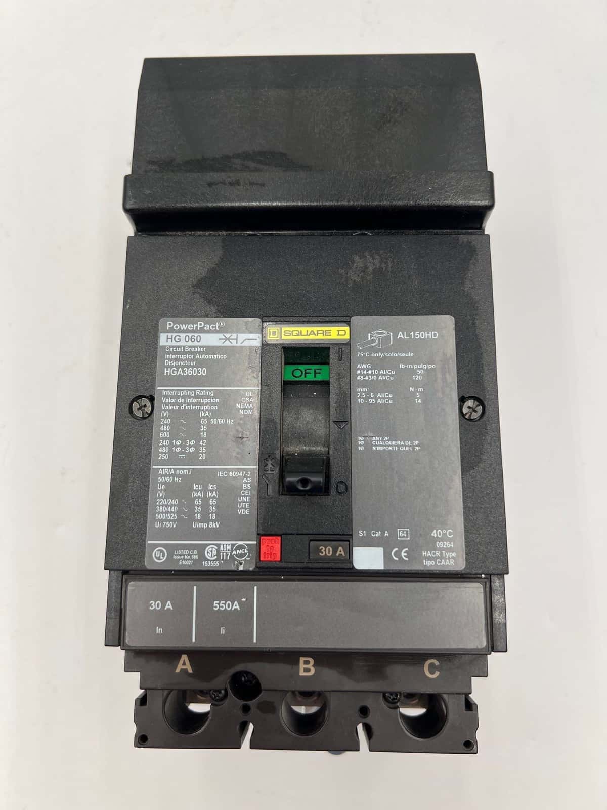 Square D HGA36030