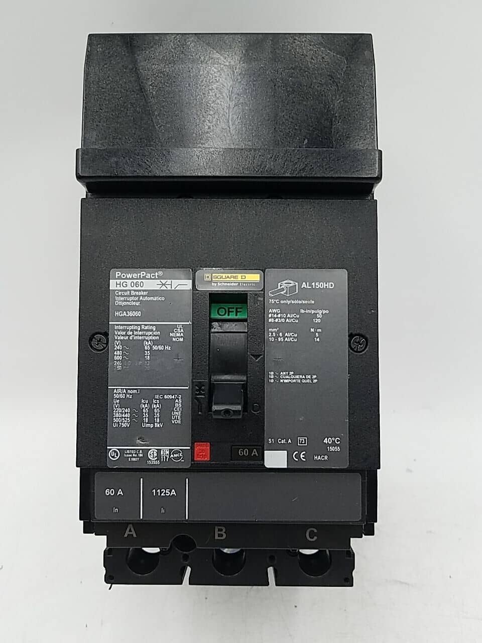 Square D HGA36060