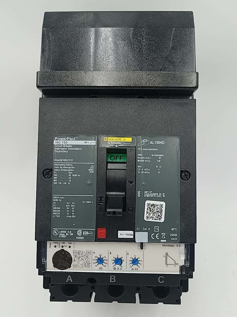Square D HGA36100U31X