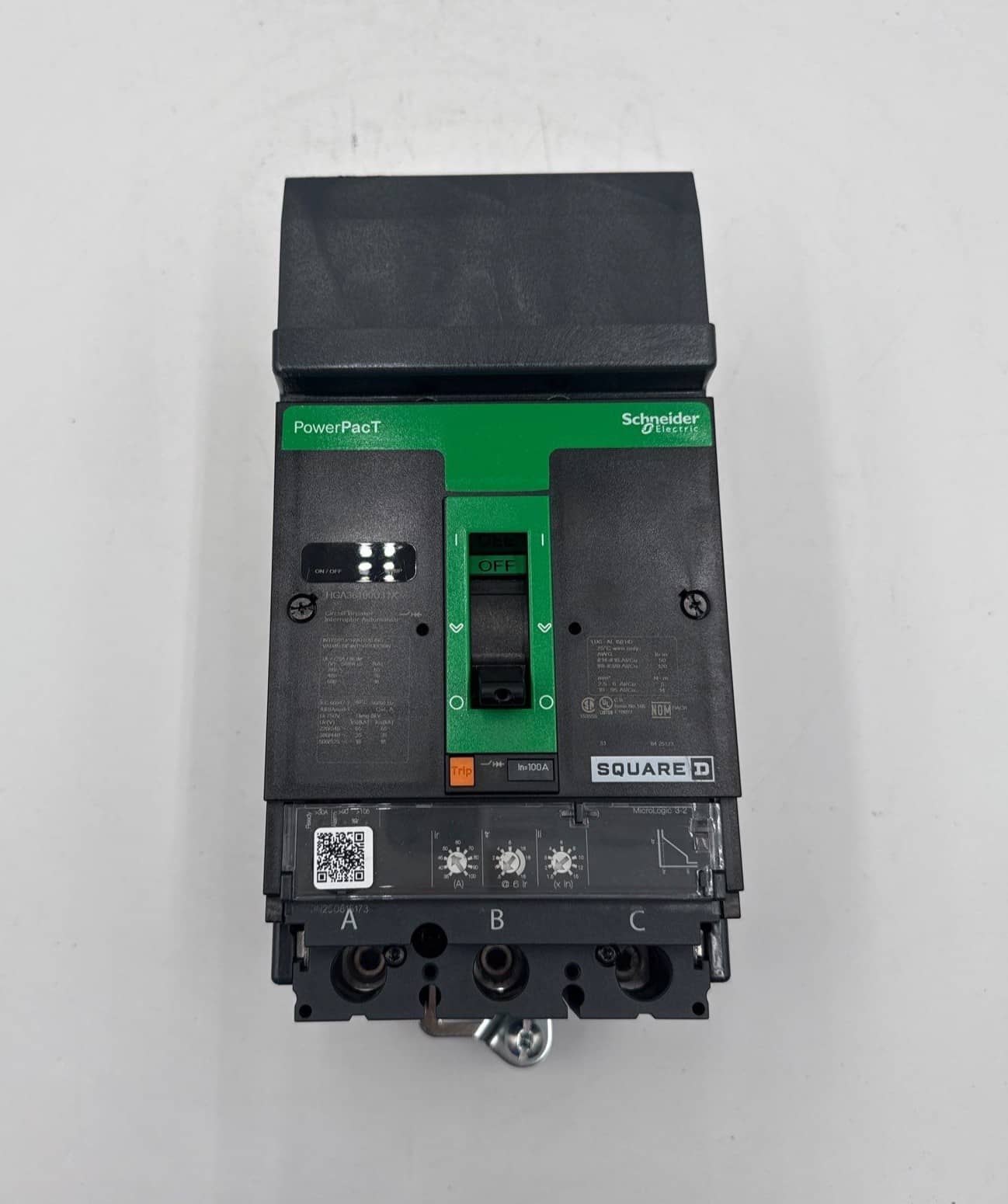Square D HGA36100U31X Circuit Breaker — image 1 of 8