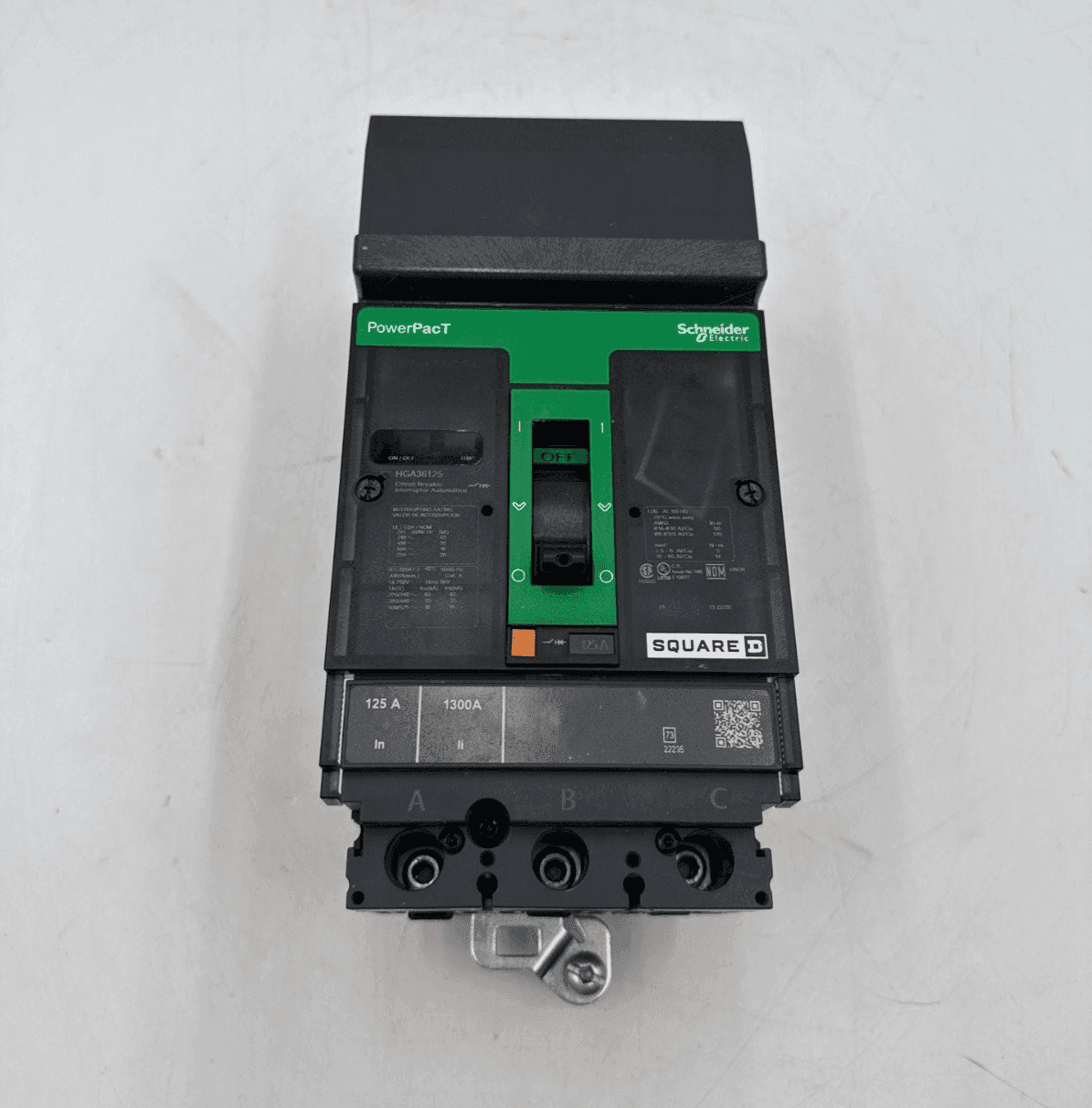 Square D HGA36125 Circuit Breaker — image 1 of 8