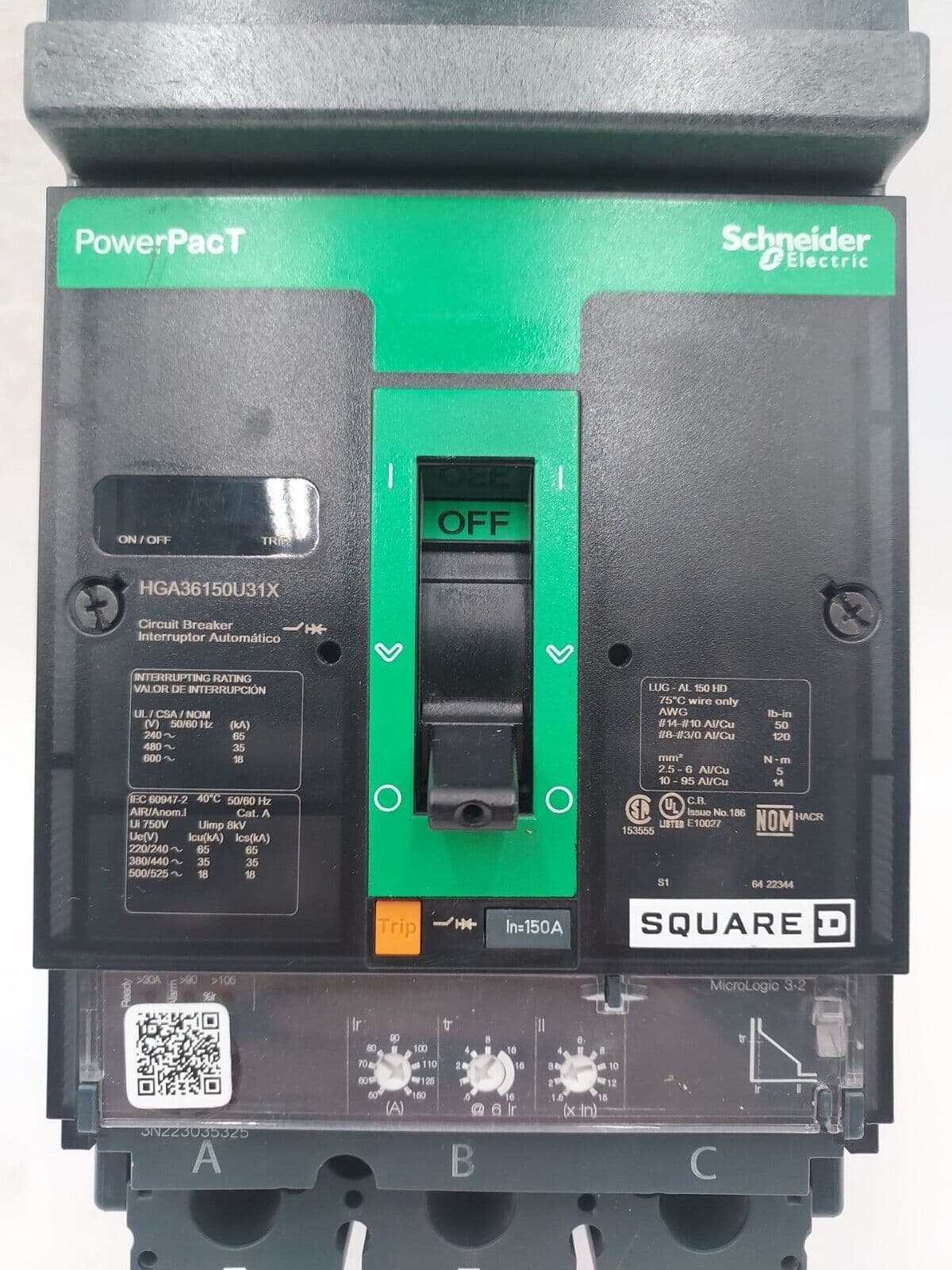 Square D HGA36150U31X – image 1