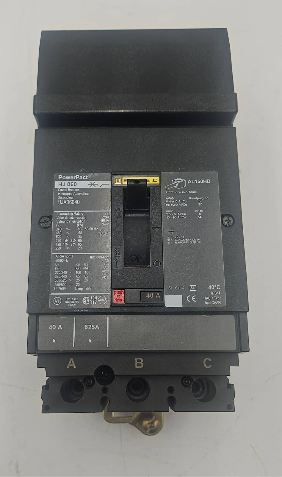 Square D HJA36040 Circuit Breaker — image 1 of 10
