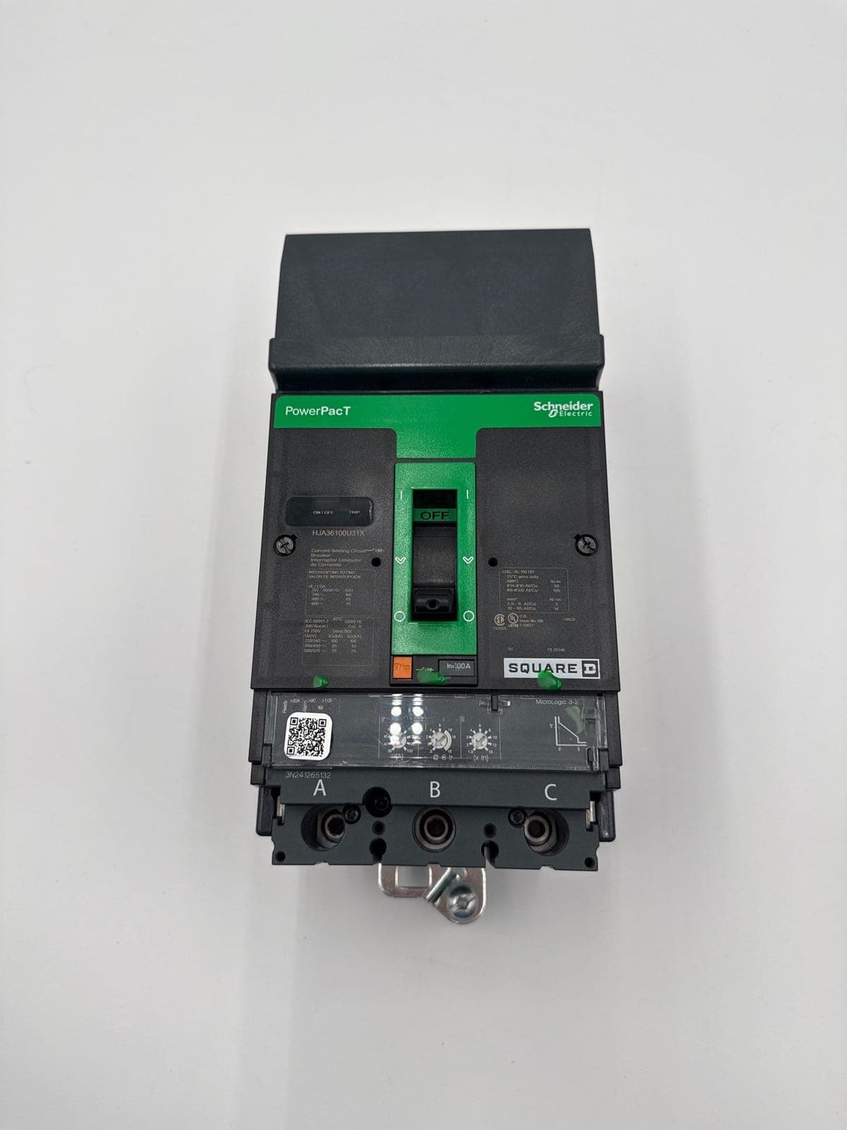 Square D HJA36100U31X Circuit Breaker — image 1 of 8