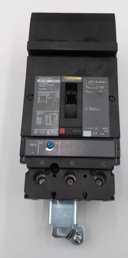 Square D JGA36200 I-Line Circuit Breaker 200A 3P 600V 3PH JG 250 New Take Out – image 1