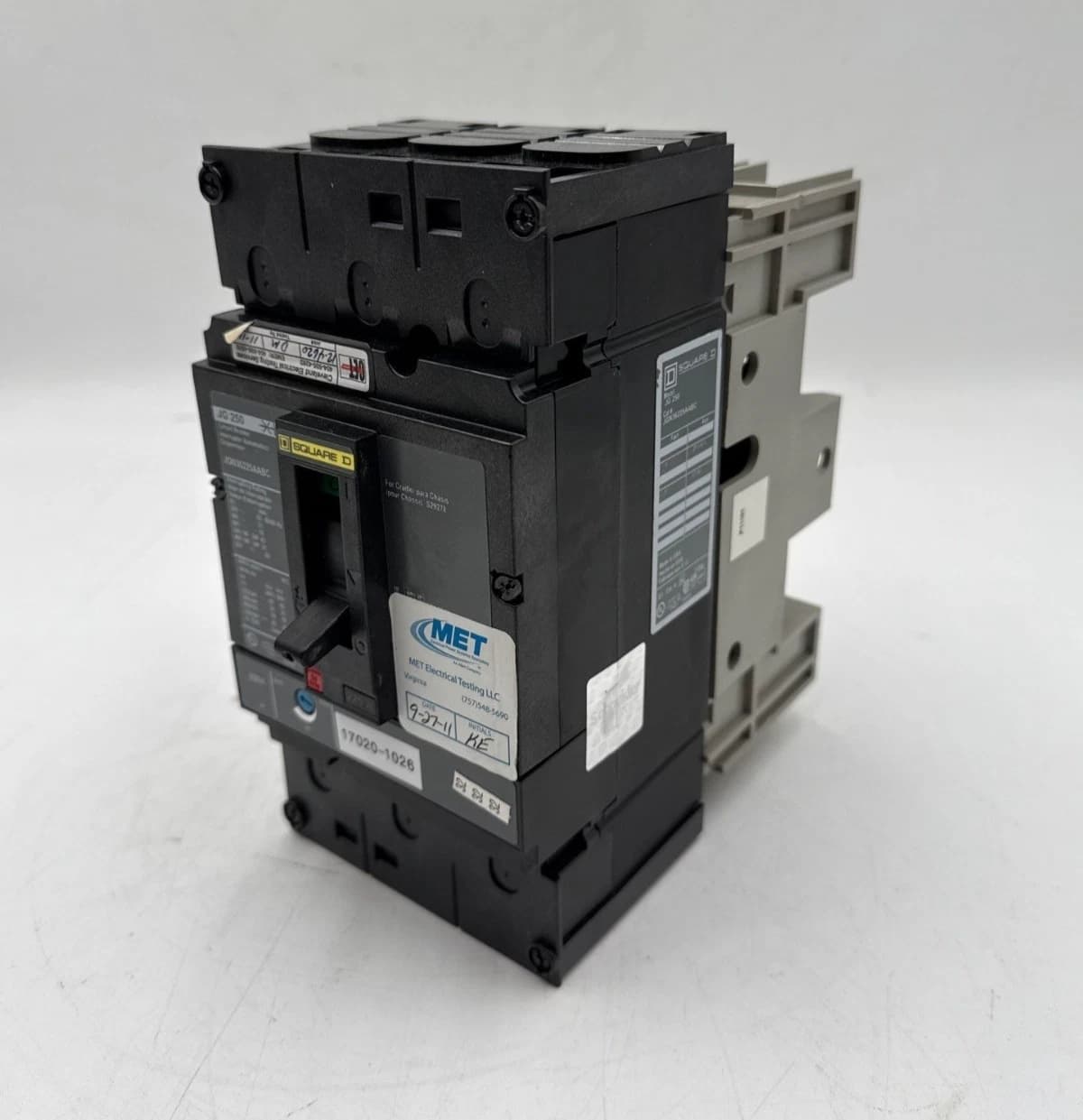 Square D JGN36225AABC Circuit Breaker 225A 3P 600V 3PH JGN 225 Amp 3 Pole – image 1