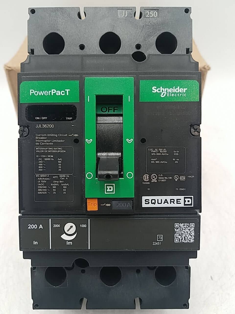 Square D JJL36200 Circuit Breaker — image 1 of 8