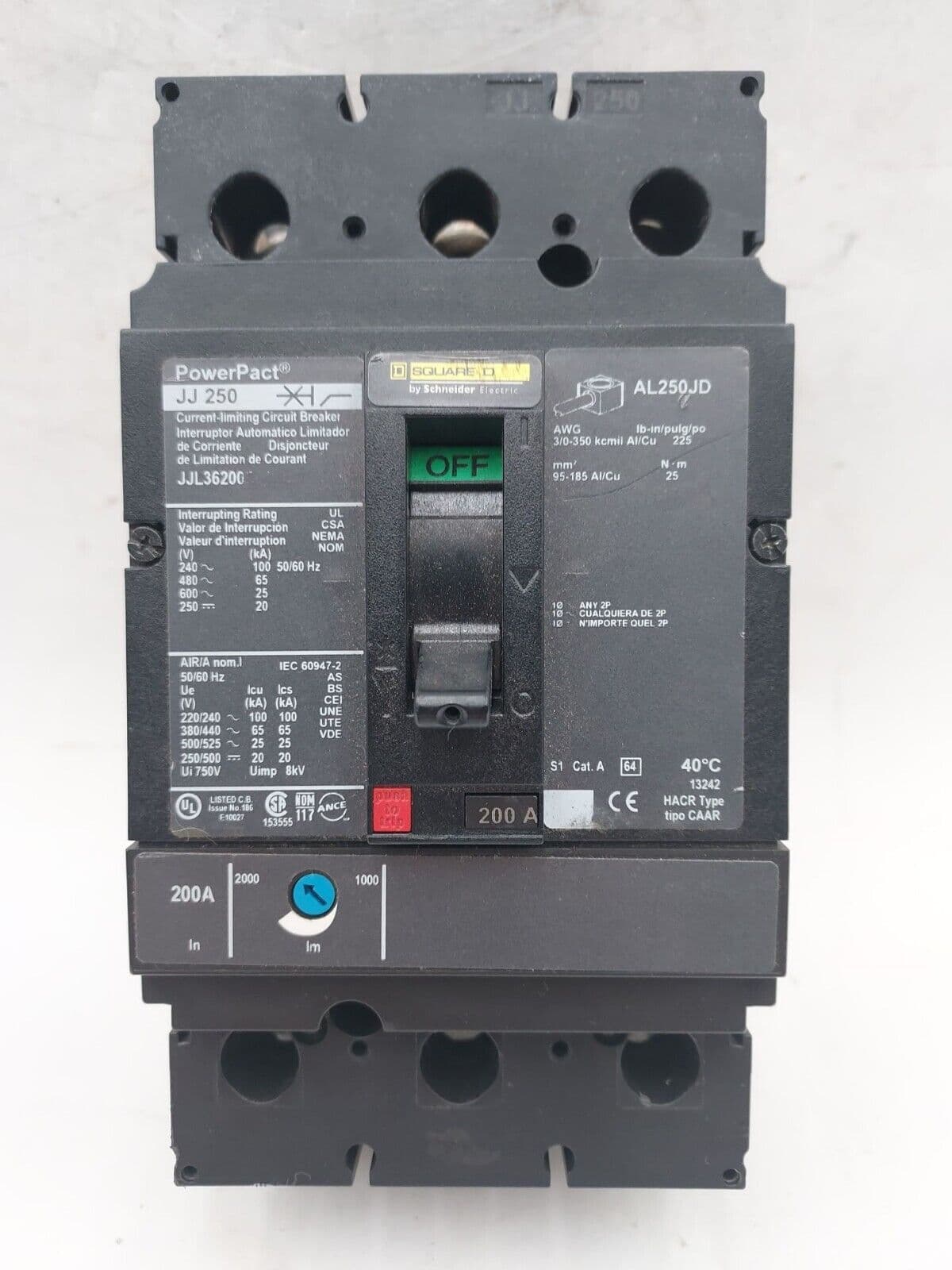 Square D JJL36200 – image 1