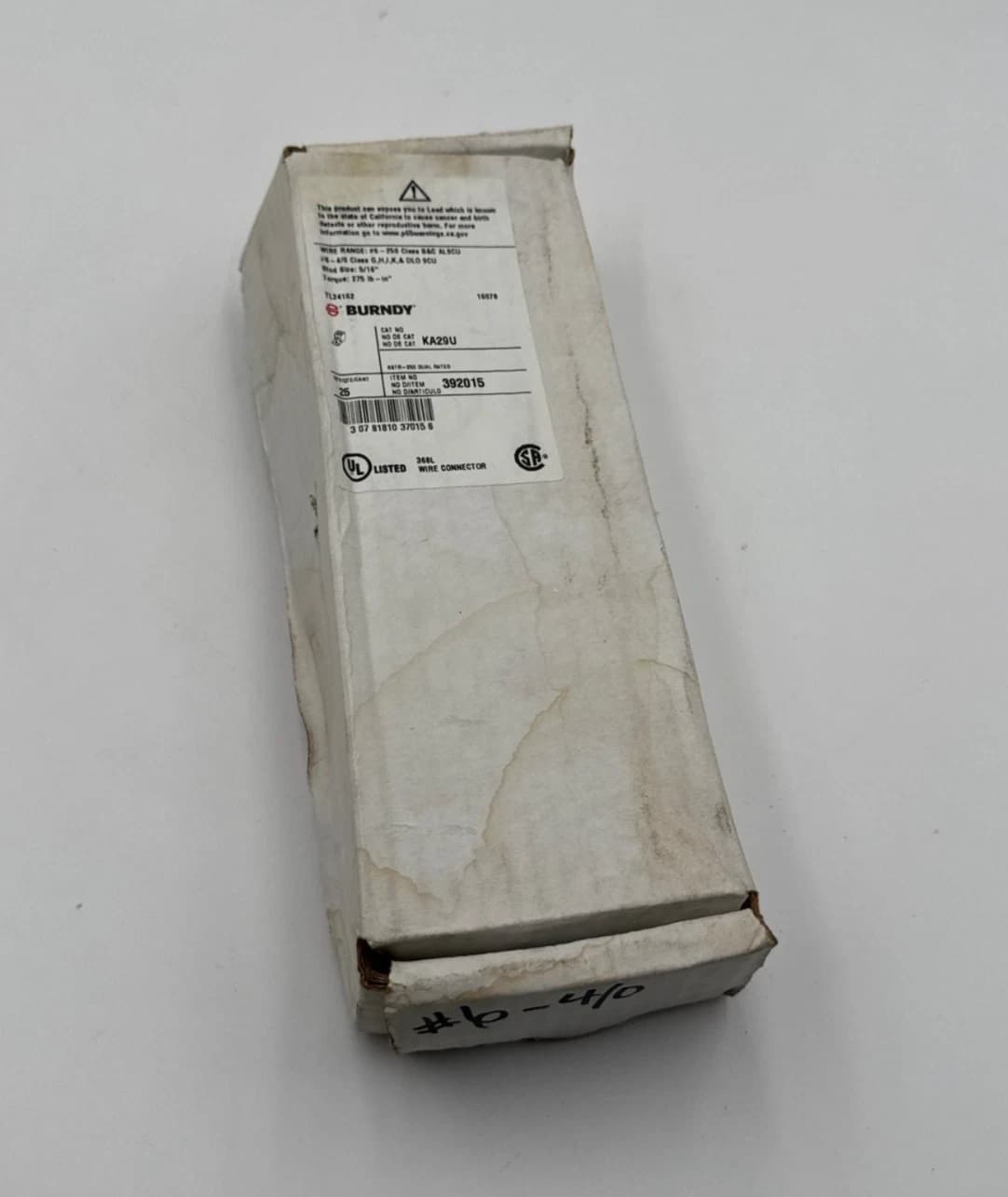 Burndy KA29U Control Transformer — image 1 of 6