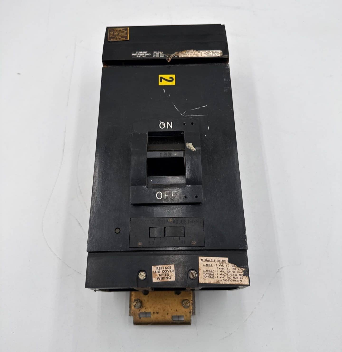 Square D LA36300 I-Line Circuit Breaker 300A 3P 600V 3PH