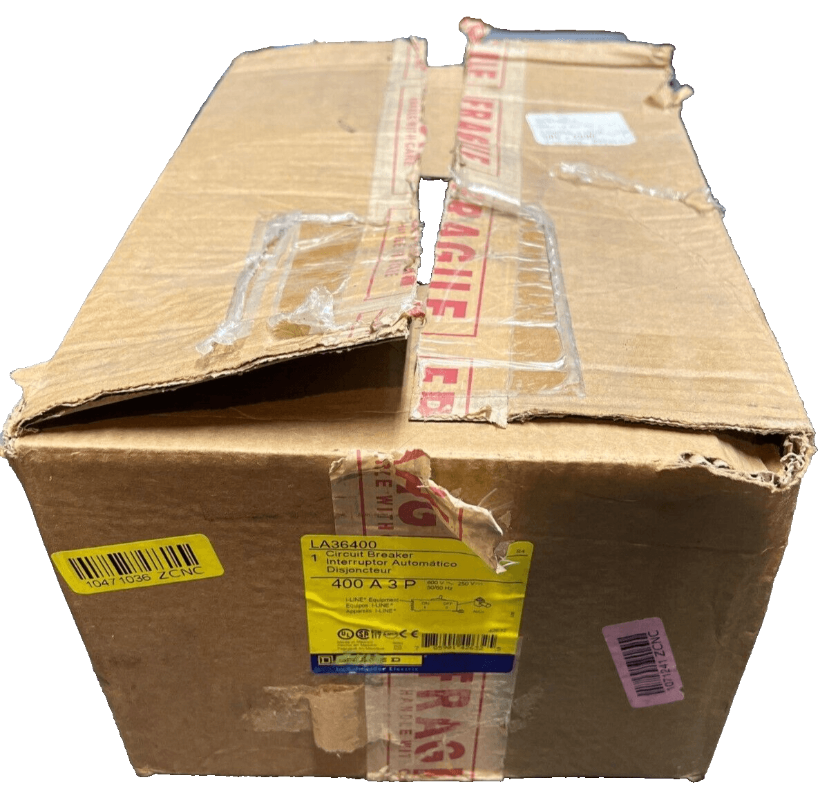 Square D LA36400 I-Line Circuit Breaker 400A 3P 600V 3PH LA 400 Amp 3 Pole – image 1