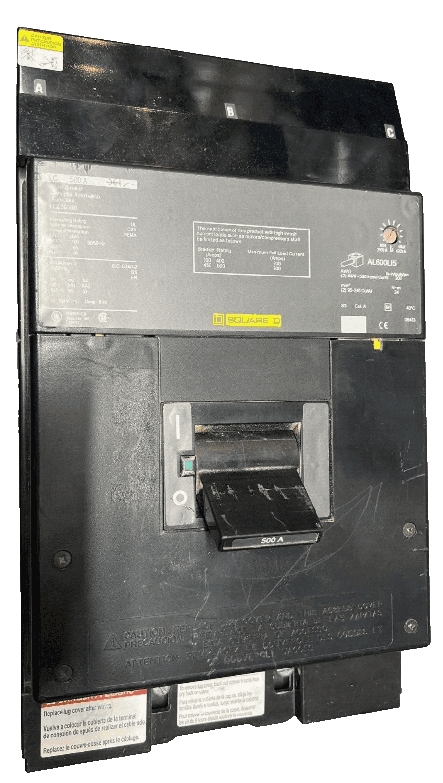 Square D LCL36500 Circuit Breaker — image 1 of 7