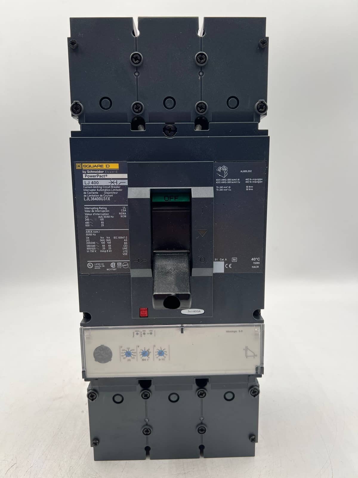 Square D LJL36400U31X Circuit Breaker — image 1 of 7