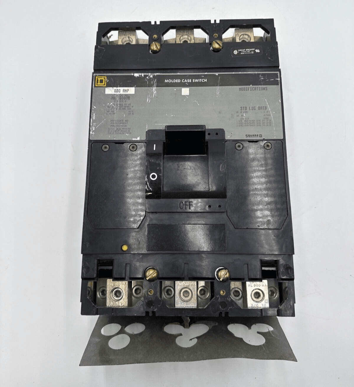 Square D MAL360008 Circuit Breaker 800A 3P 600V MAL 800 Amp 3 Pole – image 1