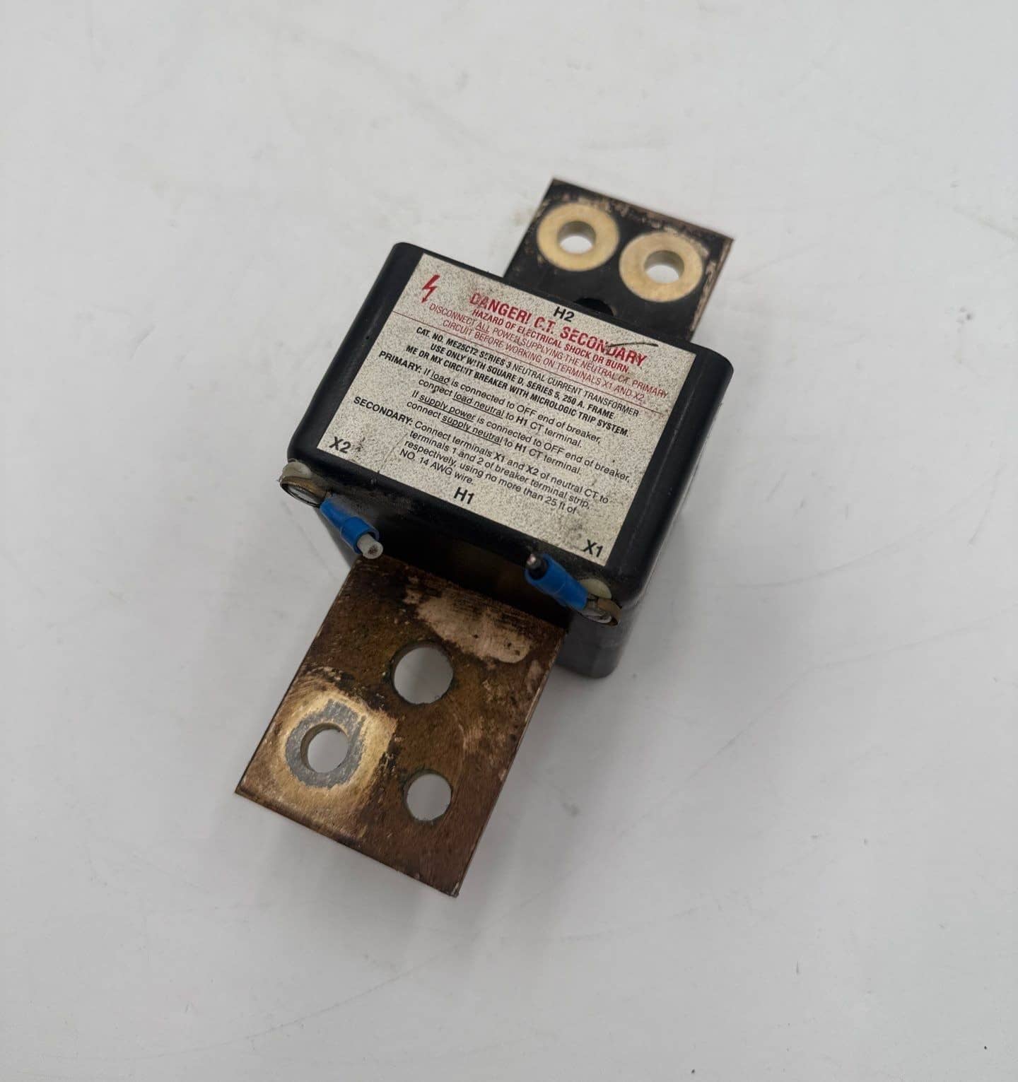 Square D ME25CT2 Neutral Current Transformer 250A Sensor Series 3 250 Amp