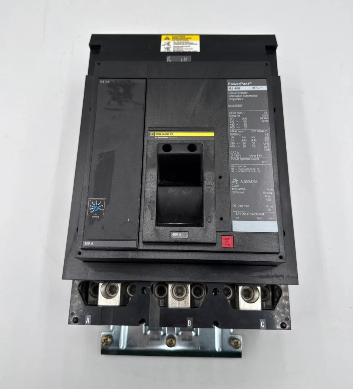 Square D MJA36400 Circuit Breaker — image 1 of 11