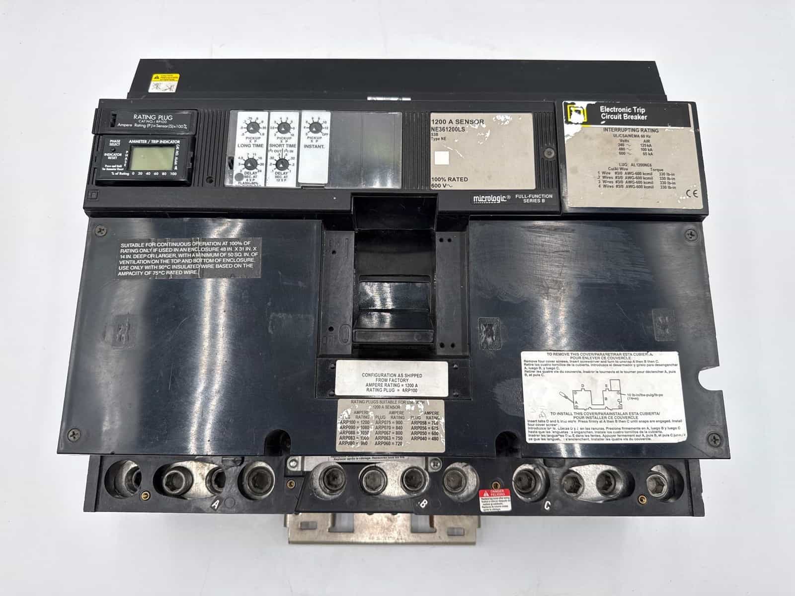 Square D NE361200LS Circuit Breaker — image 1 of 12