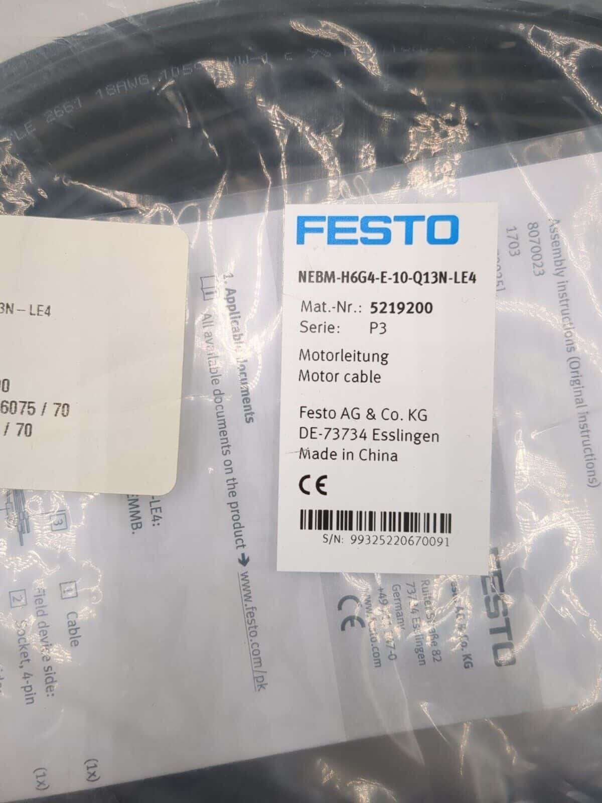 Festo NEBM-H6G4-E-10-Q13N-LE4 PLC — image 1 of 6