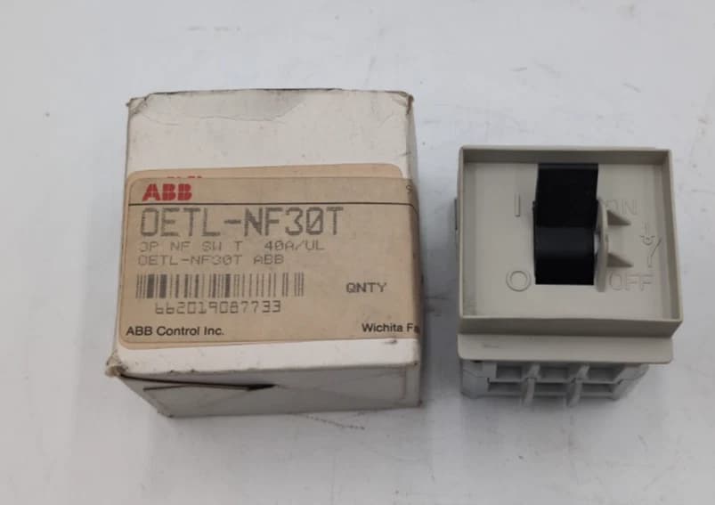ABB OETL-NF30T General Purpose Disconnect Switch 40A 600V 3P 40 Amp 3 Pole New