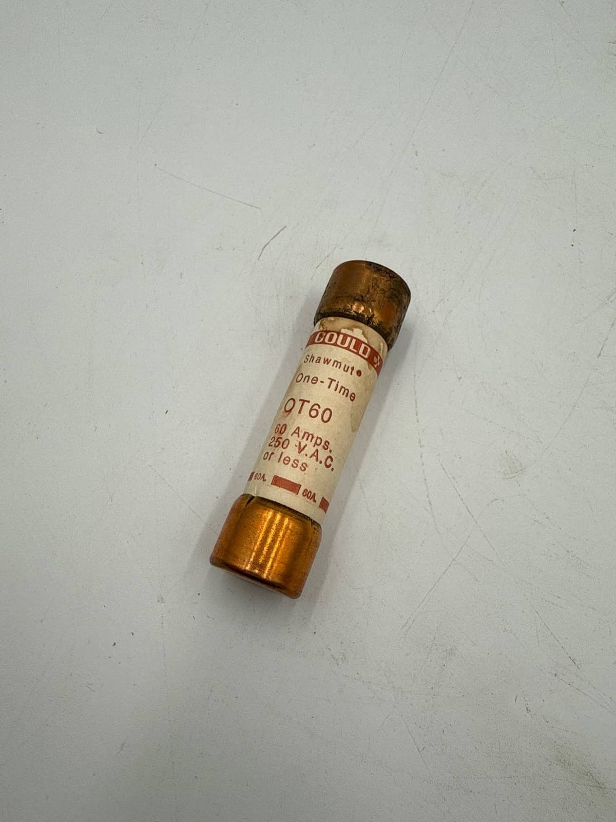 Gould Shawmut OT60 Fuse — image 1 of 3